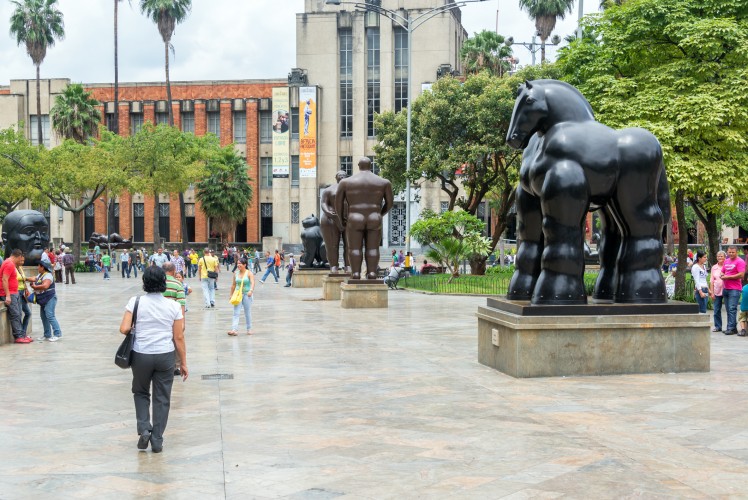 Botero Plaza, Medellin, Colombia, with art by Fernando Botero © Jesse Kraft | Dreamstime