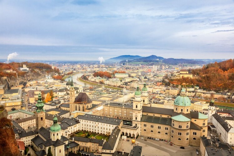 Salzburg from Hohensalzburg Castle © Dgcampillo | Dreamstime
