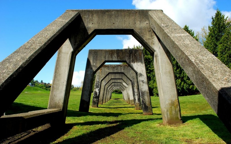 A Concrete Structure at Gas Works Park, Seattle Washington © Ryan Young | Dreamstime 43972159