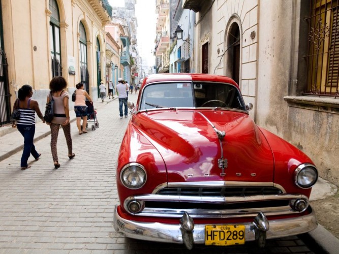 One of the many classic cars in Havana, Cuba © Elifranssens | Dreamstime 36277006
