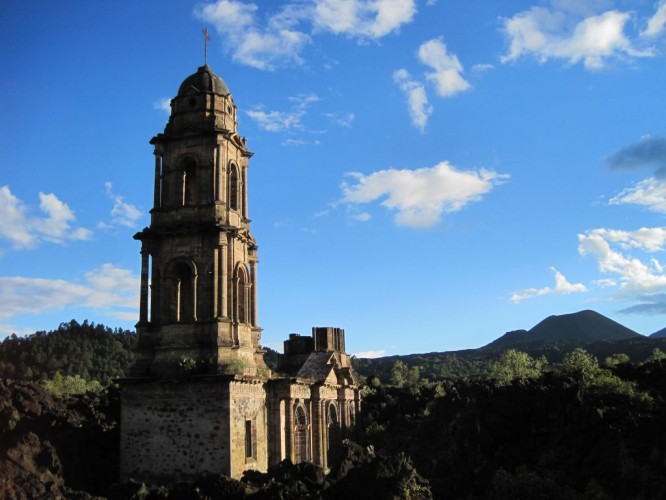 Paricutin Chapel, Michoacan, Mexico © Edward Mack