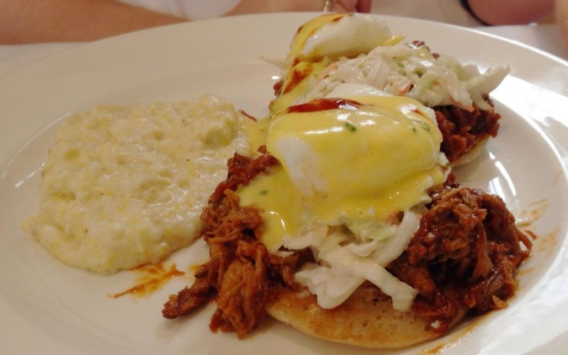 Pulled Pork Eggs Benedict at South City Kitchen © LWYang | Flickr