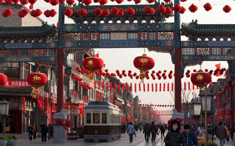 Qianmen Street, Beijing, China © Eagleflying | Dreamstime crop