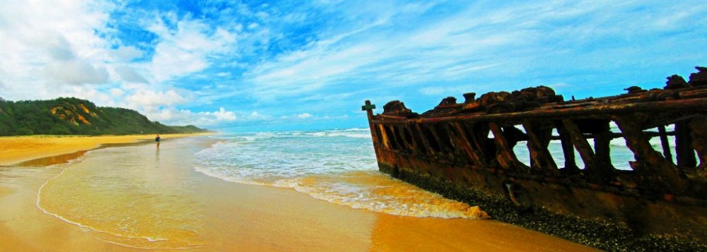 The Rusty Ship of Fraser Island, Australia © Greg Schechter | Flickr