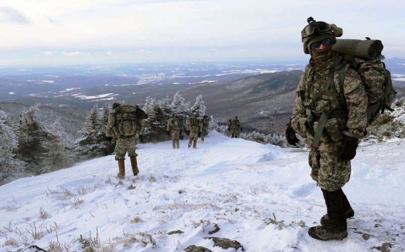 The Vermont National Guard on Jay Peak for a reconnaissance training mission © National Guard | Flickr