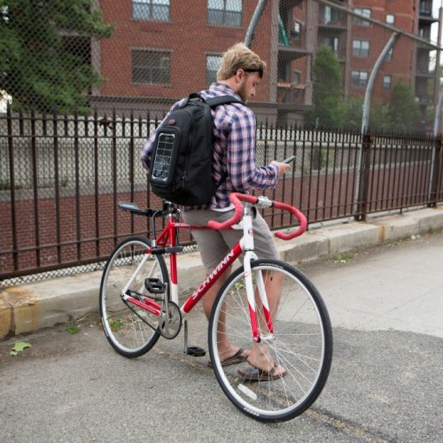 Voltaic Systems, Solar-Powered Backpack Bike © Voltaic Systems