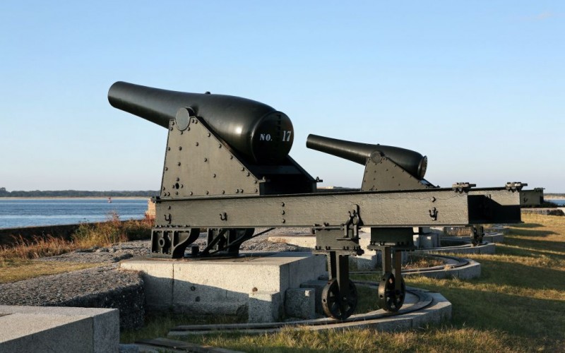 Antebellum cannons at Fort Clinch, Amelia Island, Florida © Wellesenterprises | Dreamstime 3732490