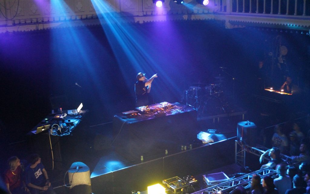 DJ Shadow performing in Amsterdam's Paradiso Nightclub, The Netherland's © Chris Giroux | Dreamstime 50141553