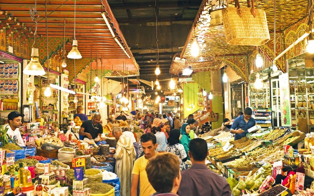 Medina Street Market of Fes, Morocco © Devy | Dreamstime 38126180