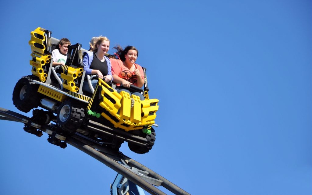 Roller Coaster at Legoland California in Carlsbad © Enrique Gomez | Dreamstime 22773312