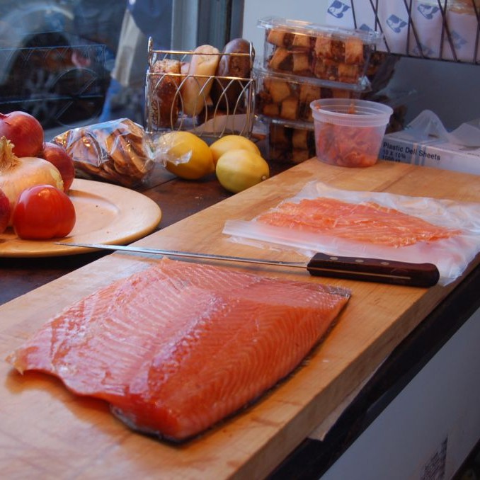 Smoked Salmon at Russ & Daughters, New York City © Snowpea | Flickr