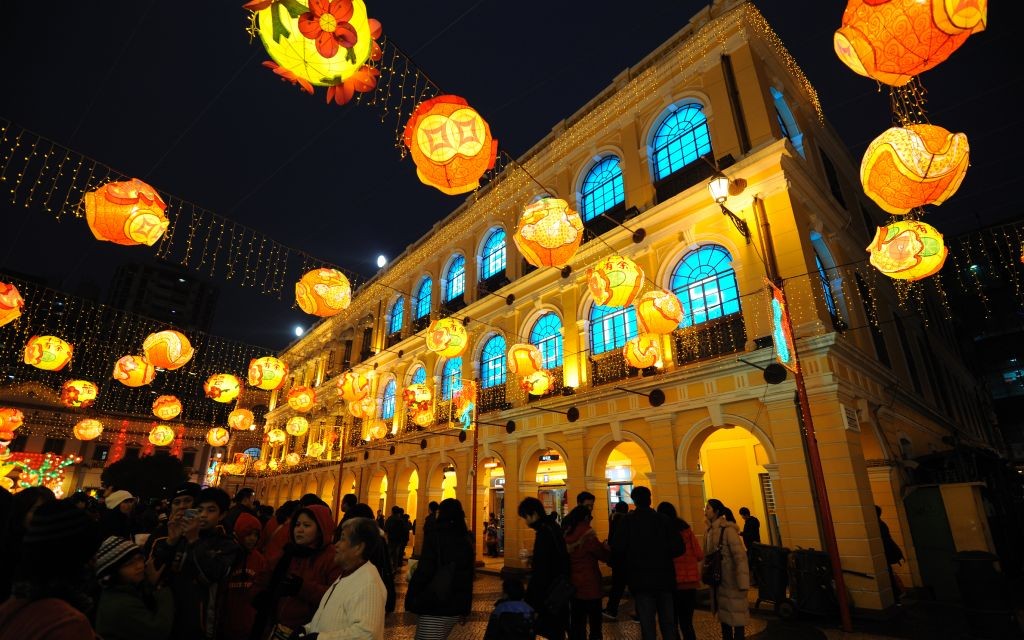 Spring Festival at Senado Square, Macau © Hupeng | Dreamstime 23357544