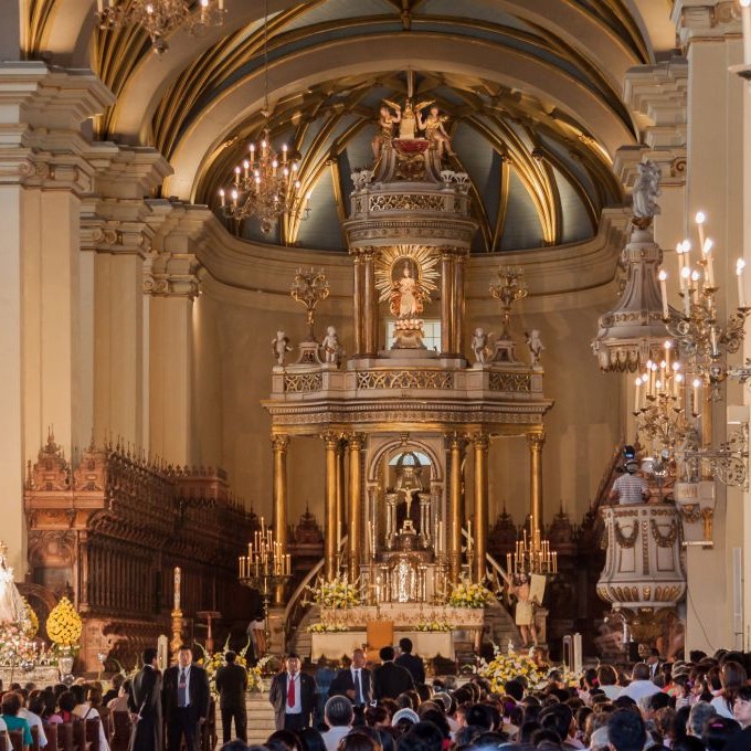 Cathedral of Lima, Peru © Afagundes | Dreamstime 43728594