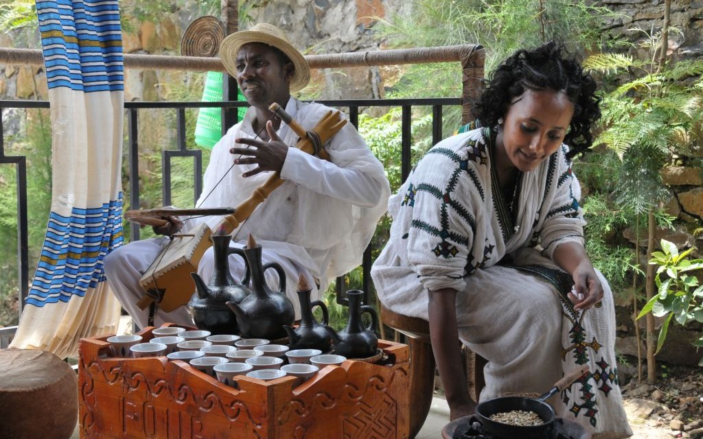 Coffee Ceremony in Axum, Ethiopia © Elena Luria | Dreamstime 35621631