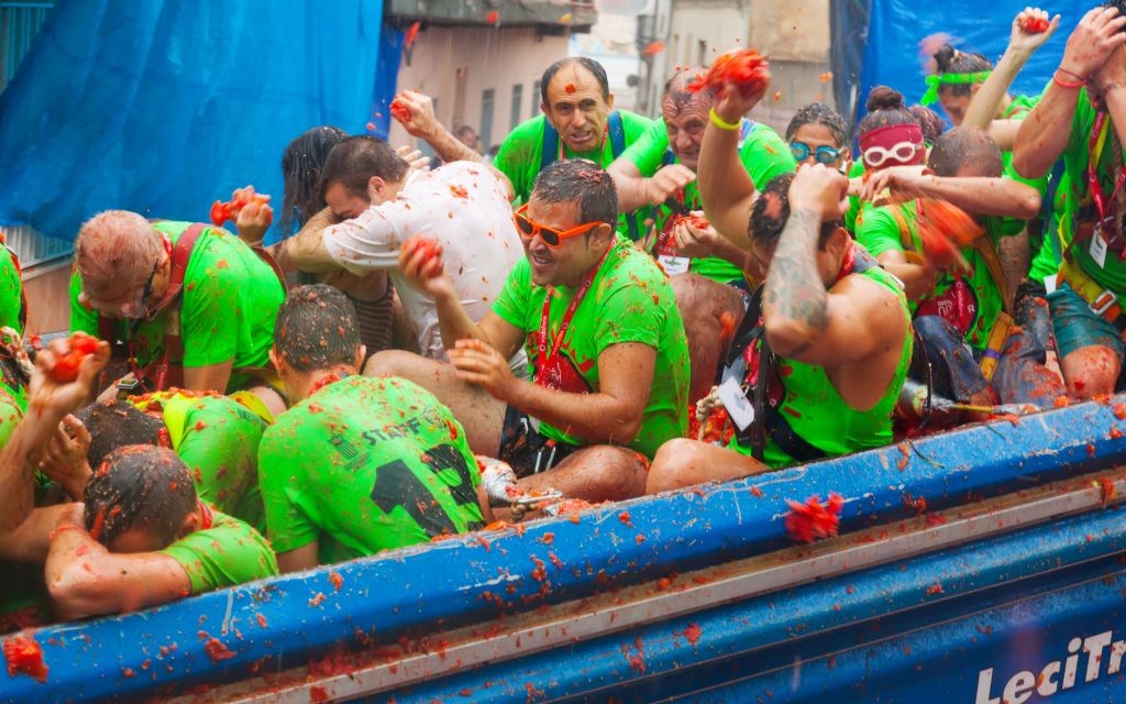 La Tomatina, Bunol, Spain © Iakov Filimonov | Dreamstime 33380306