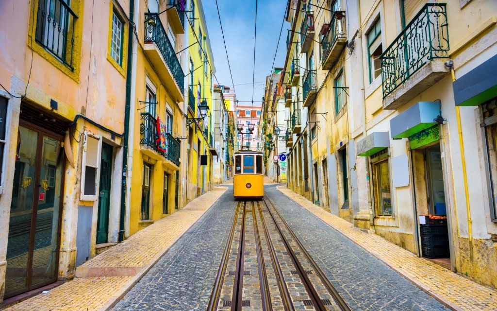 Old Town Street Car of Lisbon, Portugal © Sean Pavone | Dreamstime 51762303