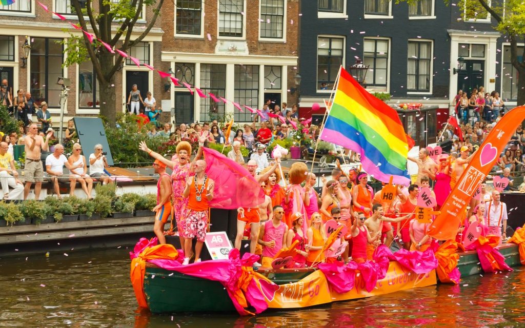 Amsterdam Gay Pride, Netherlands © Pavel Kavalenkau | Dreamstime 50436089