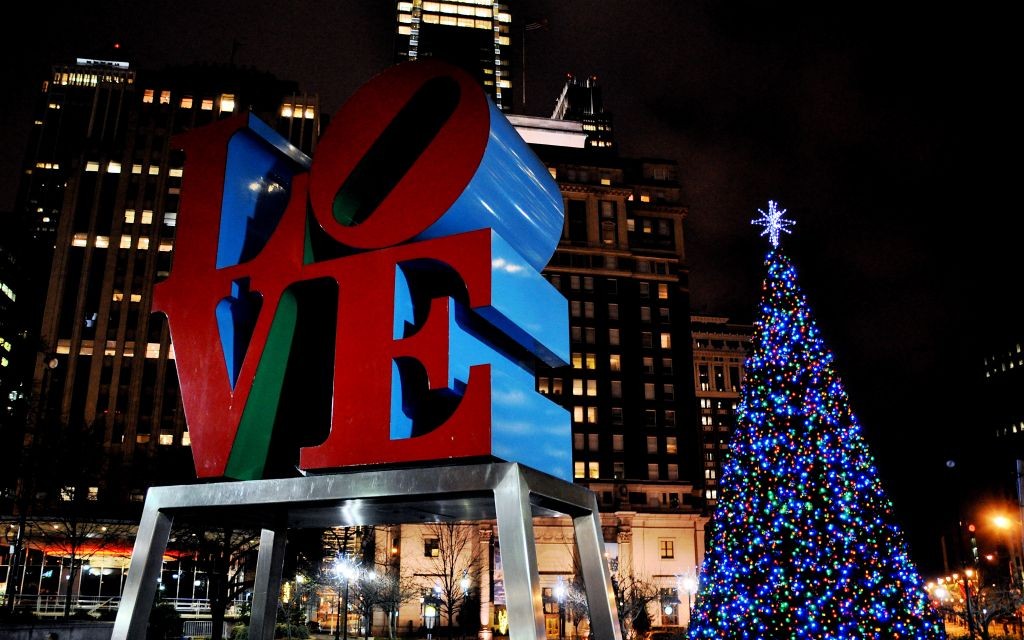 Christmas Village, Love Park, Philadelphia, Pennsylvania © Kevin Burkett | Flickr