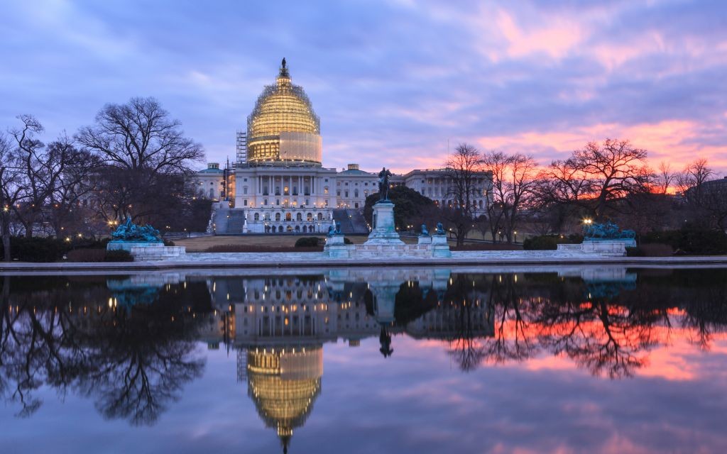 The U.S. Capitol Building in Washington, D.C. © Cvandyke | Dreamstime 49377633