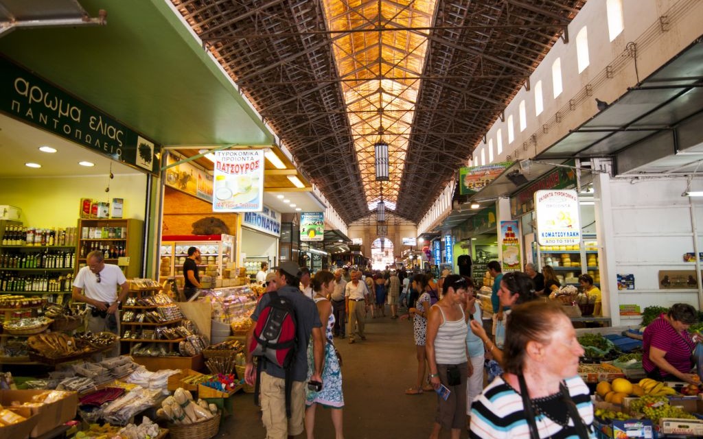 Chania Market, Crete, Greece © Cmarkou | Dreamstime 47729886