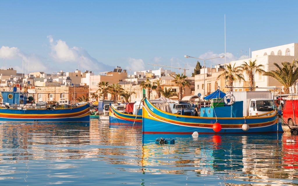 Fishing Boats of Marsaxlokk, Republic of Malta © Konstantin Aksenov | Dreamstime 61996174