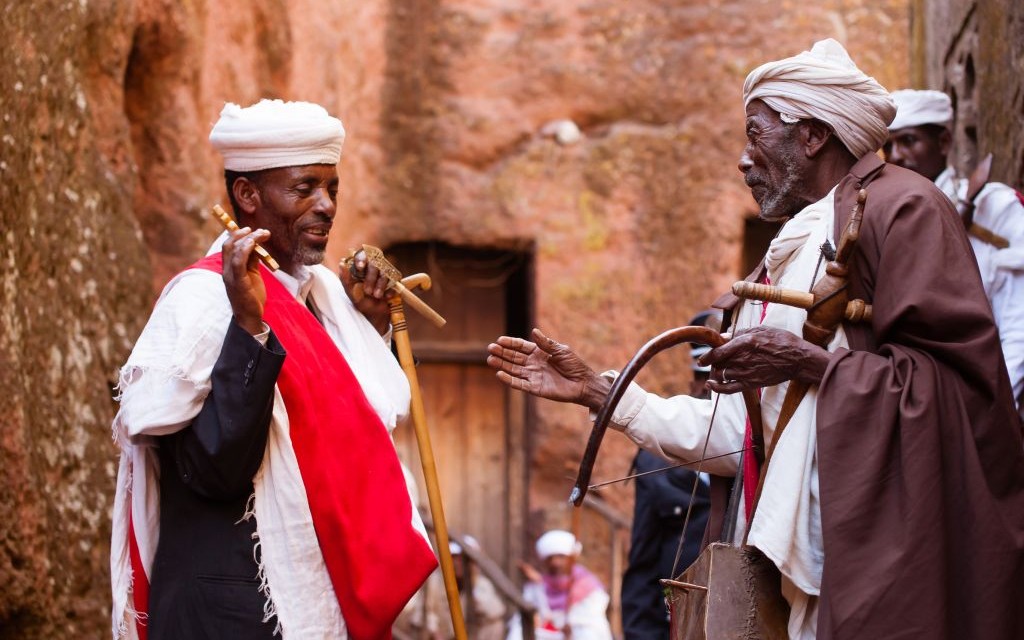 Timkat Festival, Lalibela, Ethiopia © Sylvain Naessens | Dreamstime