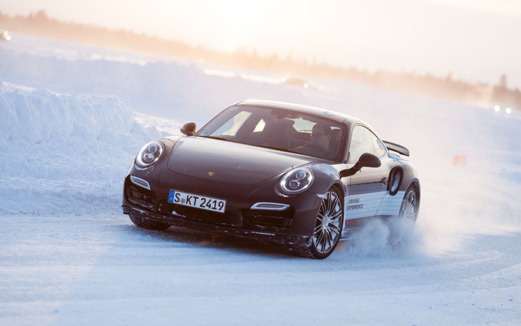 Porsche Driving Experience, Levi, Finland © Maksim Toome | Dreamstime 38527545