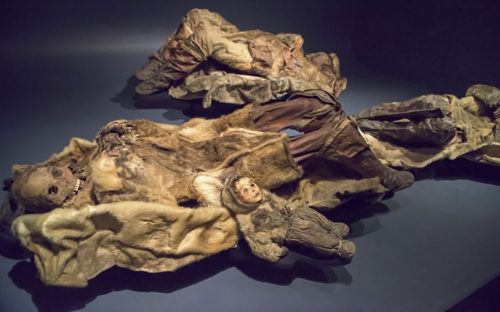 Qilakitsoq Mummies at the National Museum of Nuuk, Greenland © Hel080808 | Dreamstime 57899344