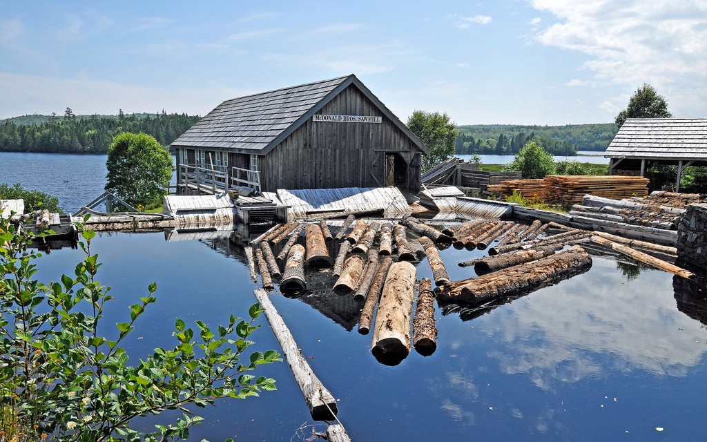McDonald Brothers Sawmill, Sherbrooke, Nova Scotia © Dennis Jarvis | Flickr