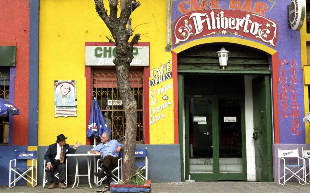 Cafe Bar Filiberto in La Boca, Buenos Aires, Argentina © Sjors737 | Dreamstime 46711712