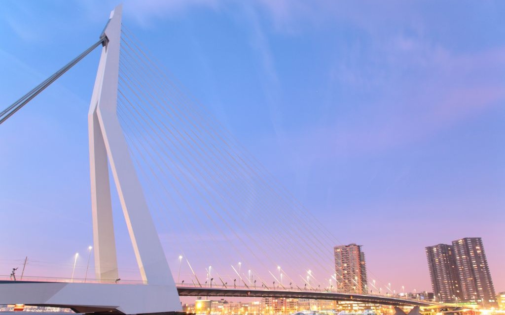 Erasmus Bridge, Rotterdam, Netherlands © Petarneychev | Dreamstime 7371551
