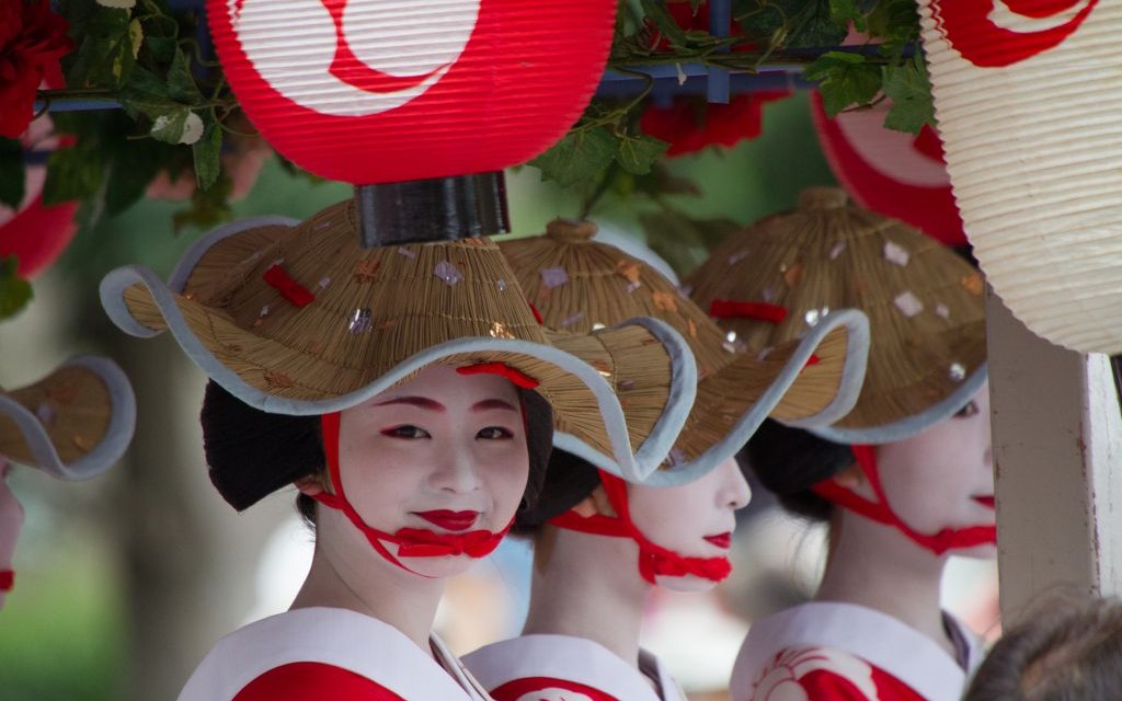 The Parade of Hanagasa, Gion Matsuri, Kyoto, Japan © Dtkql2009 | Dreamstime
