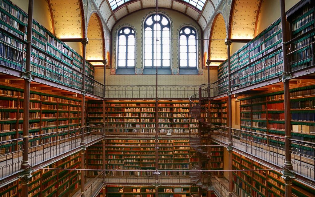 The Rijksmuseum Research Library of Amsterdam, Netherlands © Omar Dakhane | Dreamstime 44282947
