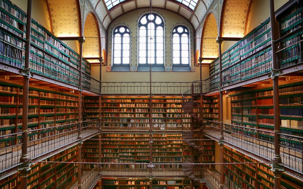 The Rijksmuseum Research Library of Amsterdam, Netherlands © Omar Dakhane | Dreamstime 44282947