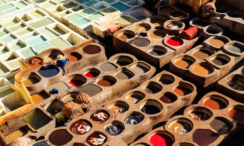 Tanneries in Fes