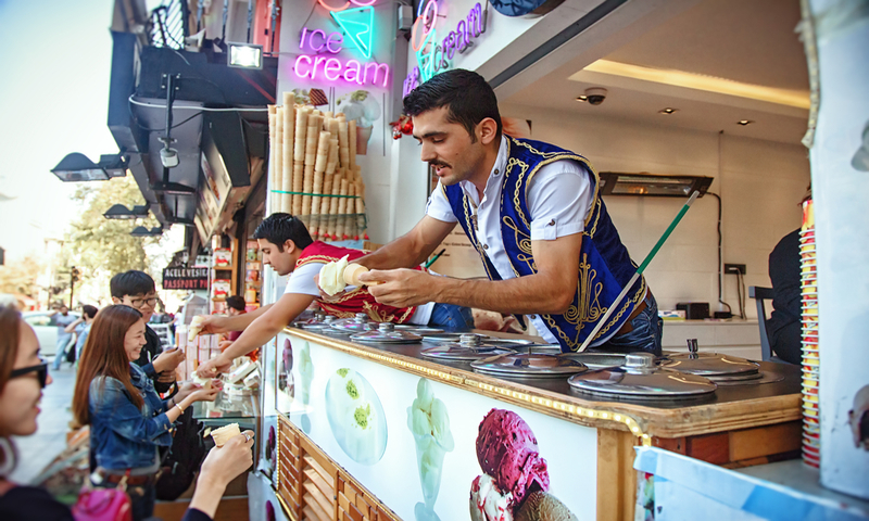 Turkish ice cream