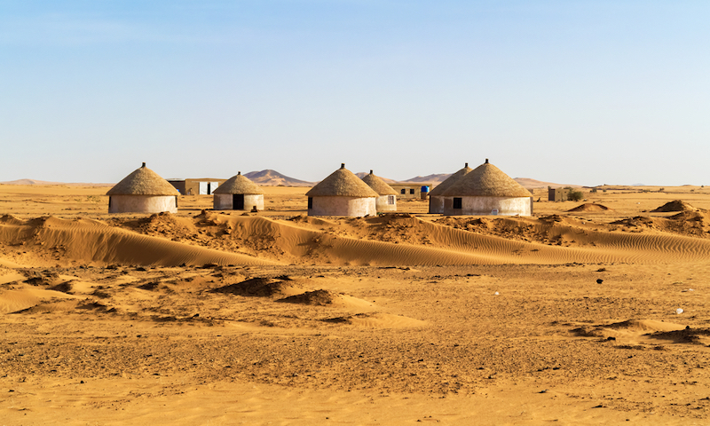 Nubian village in Sudan