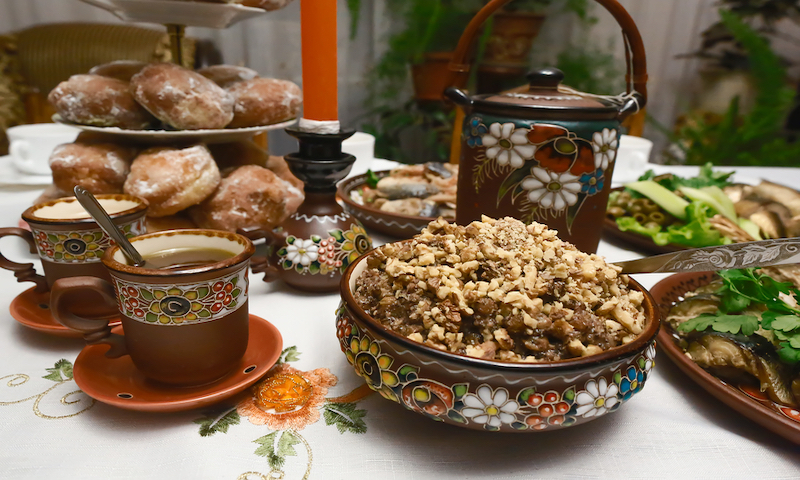 traditional Ukrainian kutya