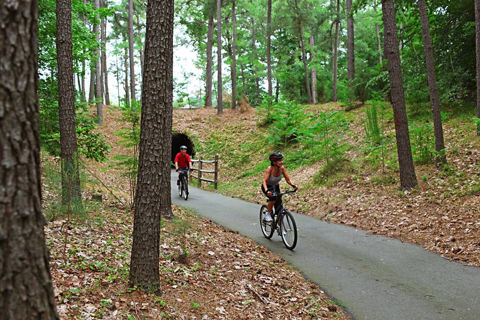 biking