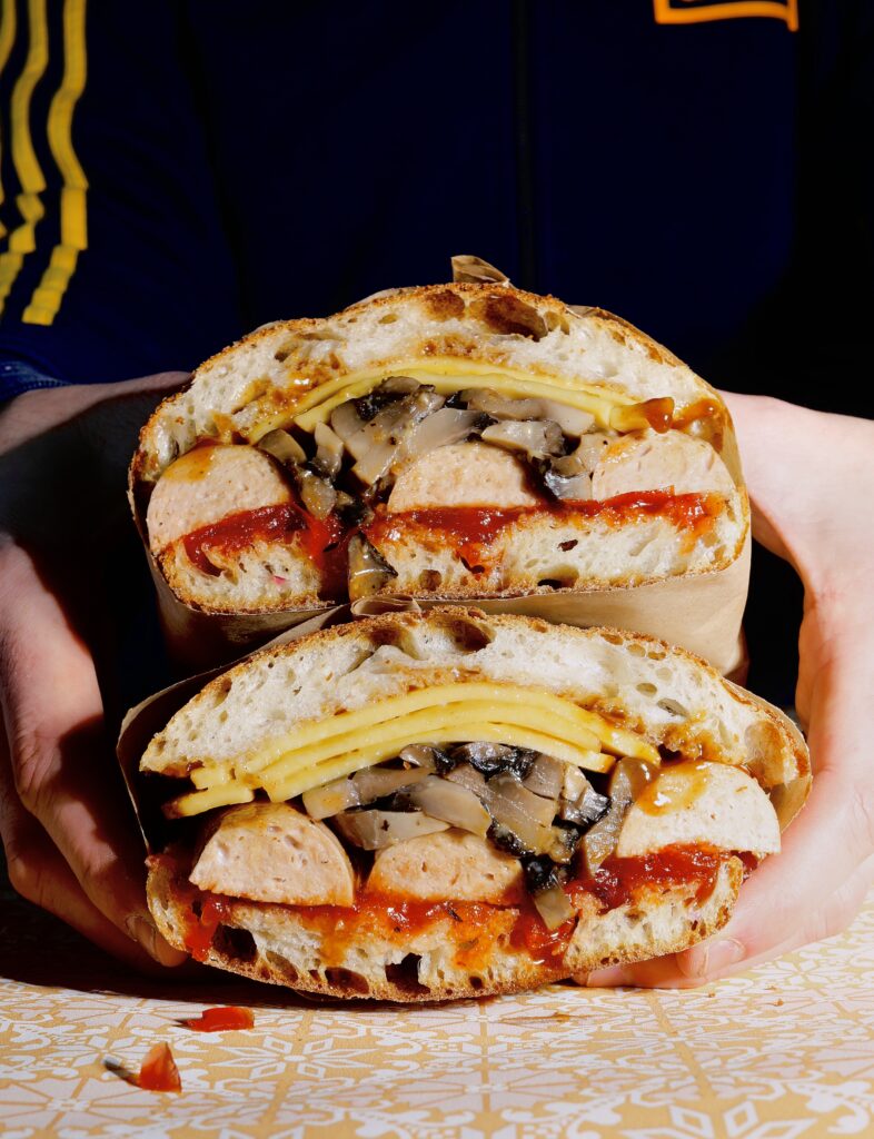 sausage sandwich