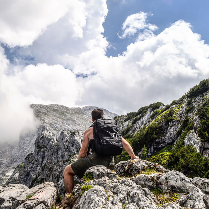 rucksack hiking