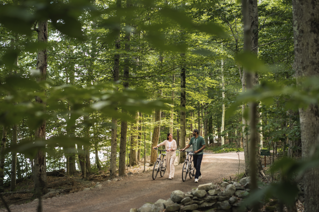 biking