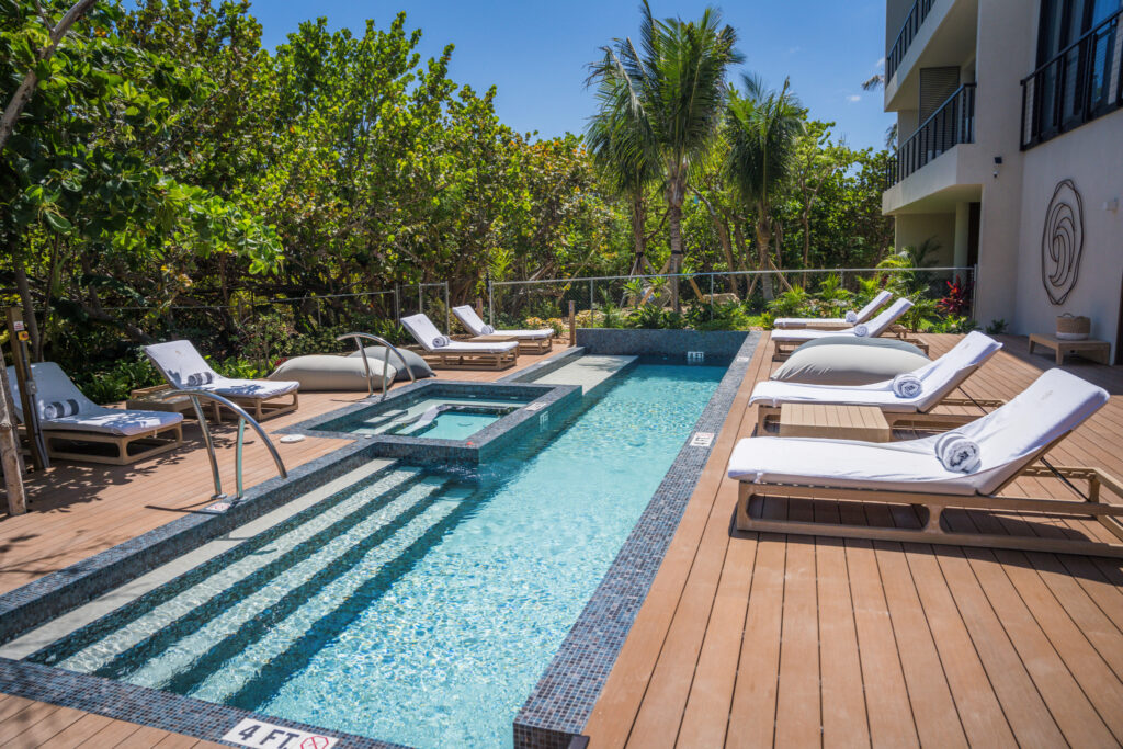 pool deck
